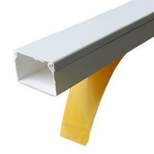 Canal cablu adeziv 40x40 mm alb IP44 | Bara 2m KO-C40X40A