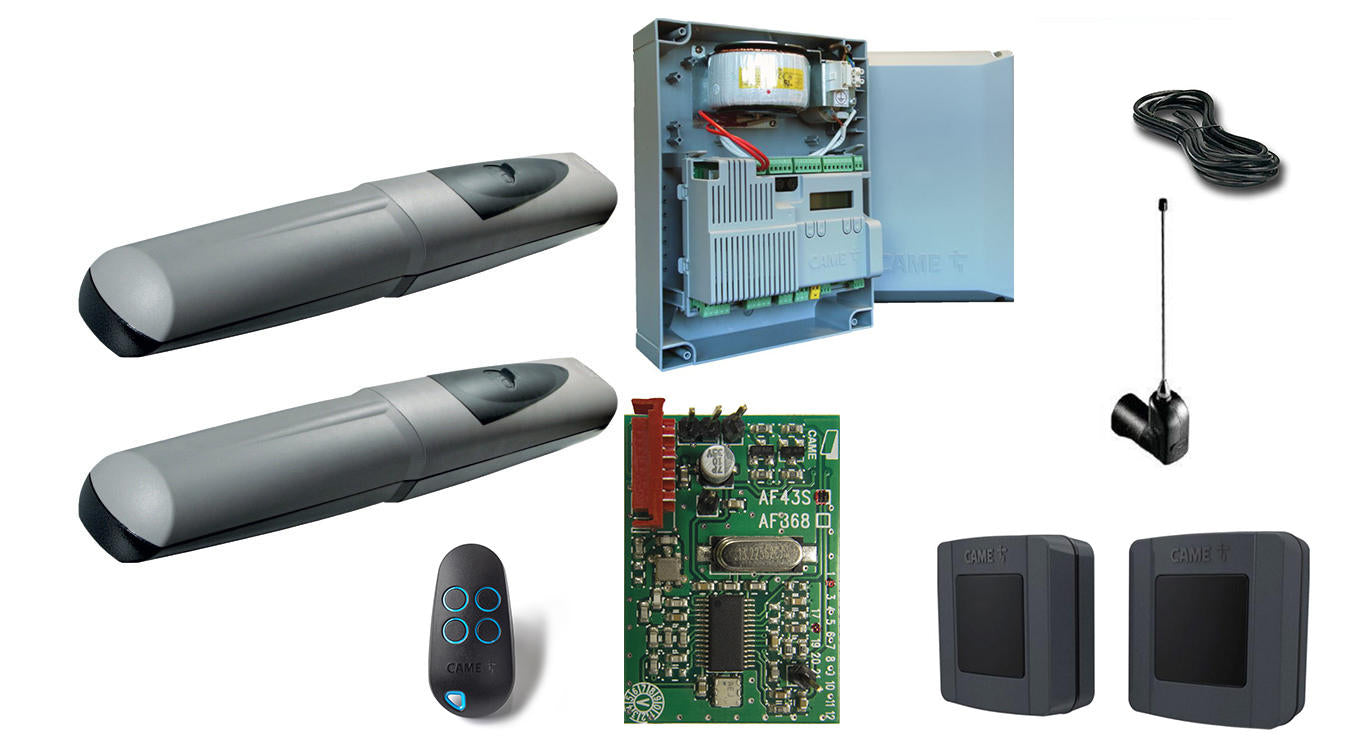 Kit automatizare porti batante CAME AXO 001U7312, 24V DC, pana la 3 m si 500 kg/canat