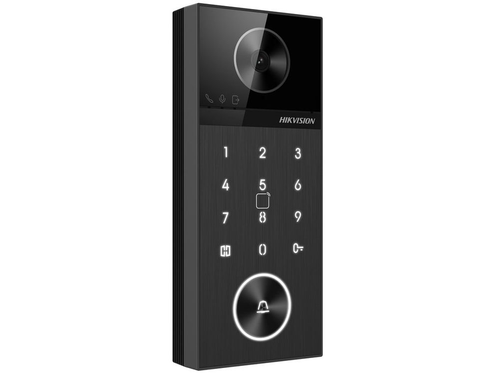 Videointerfon exterior Hikvision DS-KV6124-WBE1 4MP PoE WiFi