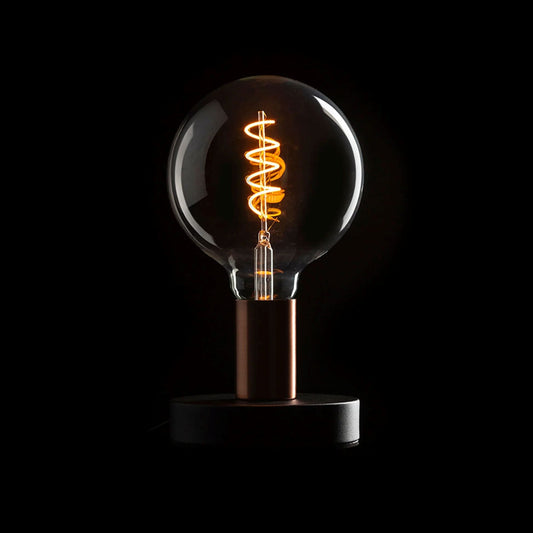 Lampa de masa ALGOT negru cupru E27 | Lampa decorativa moderna