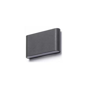 Aplica LED exterior aluminiu sus jos IP54 3000K | Iluminat fatada