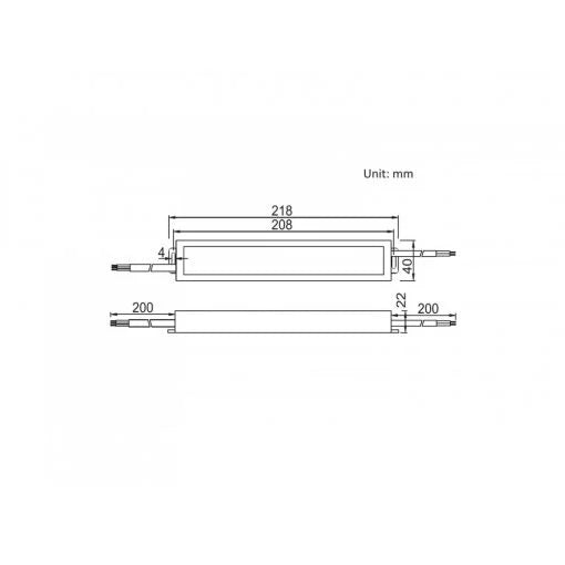 Sursa alimentare LED 24V 100W IP67 Scharfer profesionala