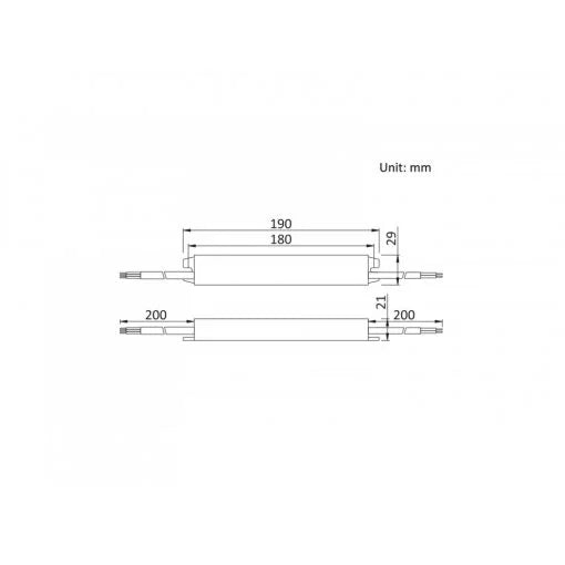 Sursa alimentare LED 24V 45W IP67 Scharfer profesionala