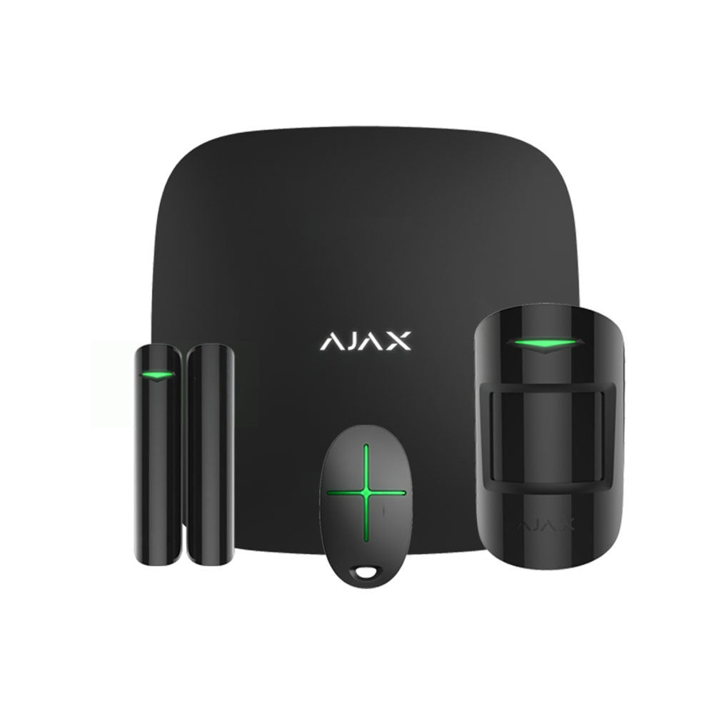 Kit alarma wireless Ajax Starter BL cu hub si senzori