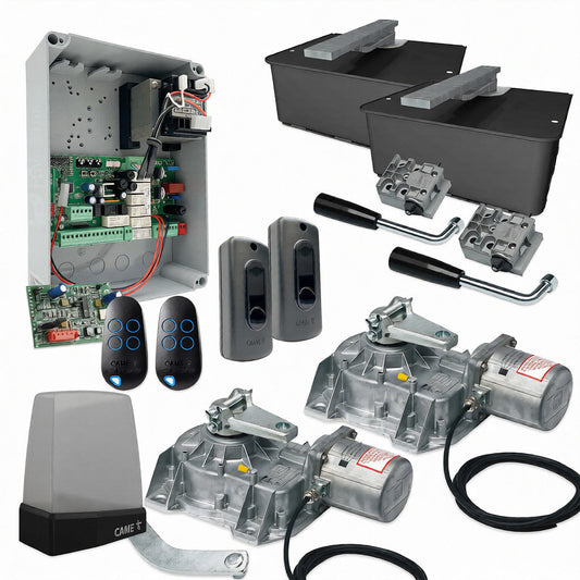 Kit automatizare porti batante CAME FROG 001U1901ML, ingropat, 230V AC, 3.5 m / 400 kg