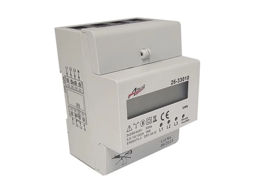 Contor trifazic digital 400V 100A pentru sisteme fotovoltaice