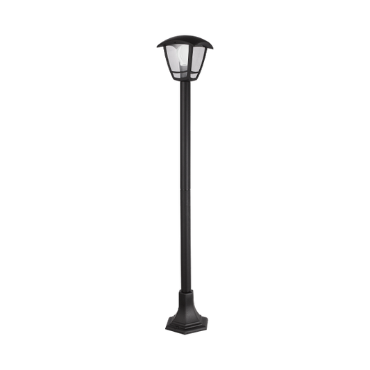 Smartsystem - Stâlp de iluminat pentru grădină Berlin Braytron BR-BG44-00701 – E27, IP44, negru, stil vintage