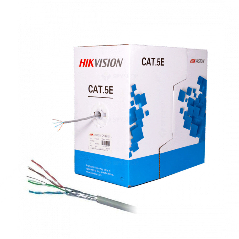 Cablu retea UTP Cat5E Hikvision 305m gri | DS-1LN5E-E/E
