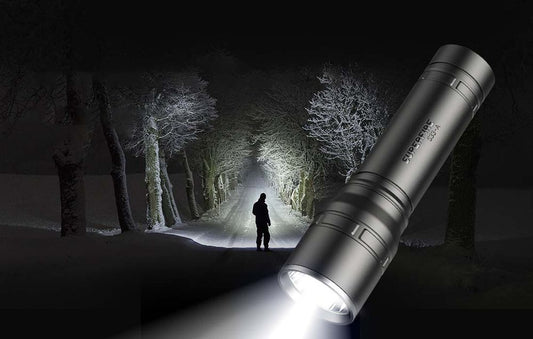 Lanterna LED Superfire reincarcabila USB IP43 | 4 moduri iluminare