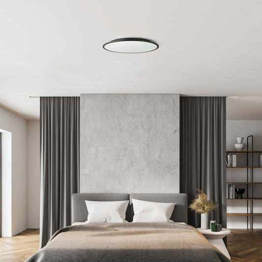 Smartsystem - Plafonieră LED reglabilă cu CCT și dimming TRIAC | 50W, 4700 lm, negru