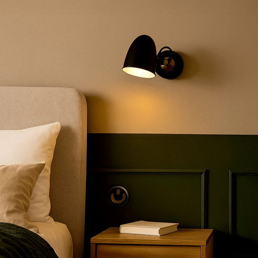 Aplica de perete metalica LED E14 | Reflector basculant