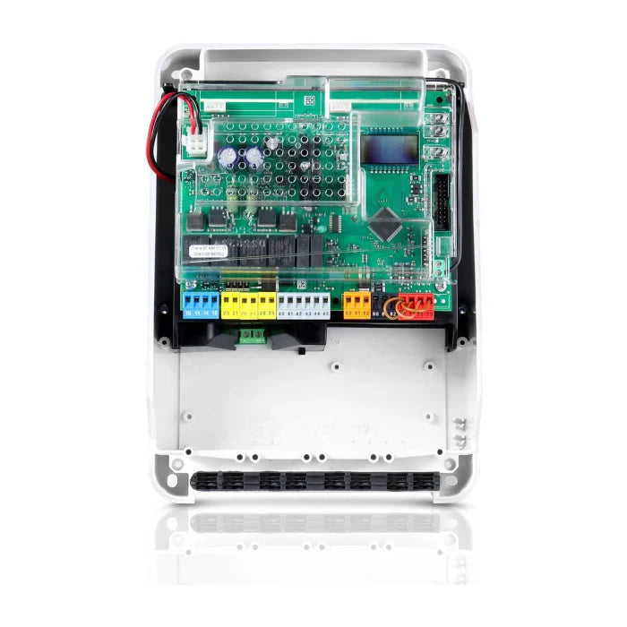 Automazione cancello battente BFT KUSTOS BT B25 INT, 3m/400kg, Thalia BT, fotocellule, lampada LED, 2 telecomandi 433MHz, 24V