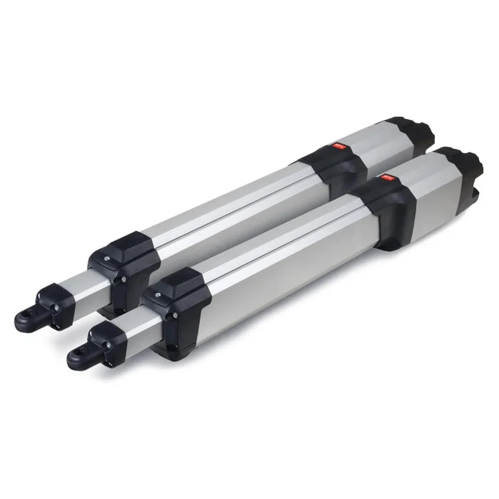 Automazione cancello battente BFT KUSTOS BT B25 INT, 3m/400kg, Thalia BT, fotocellule, lampada LED, 2 telecomandi 433MHz, 24V