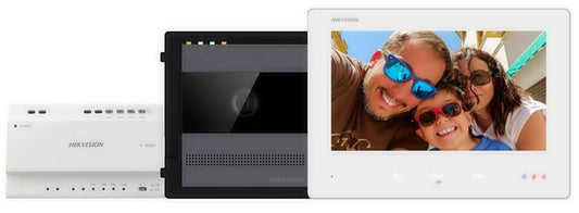 Kit videointerfon Hikvision DS-KIS704EY Aluminum 2MP