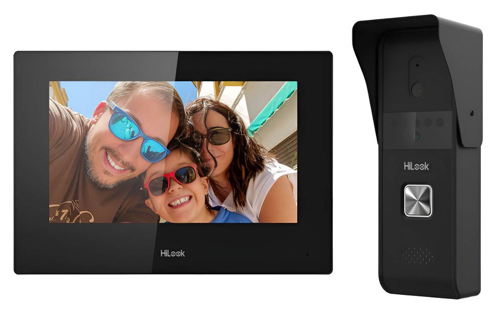 Kit videointerfon HiLook VI-K23P + camera IP Wi-Fi 4MP