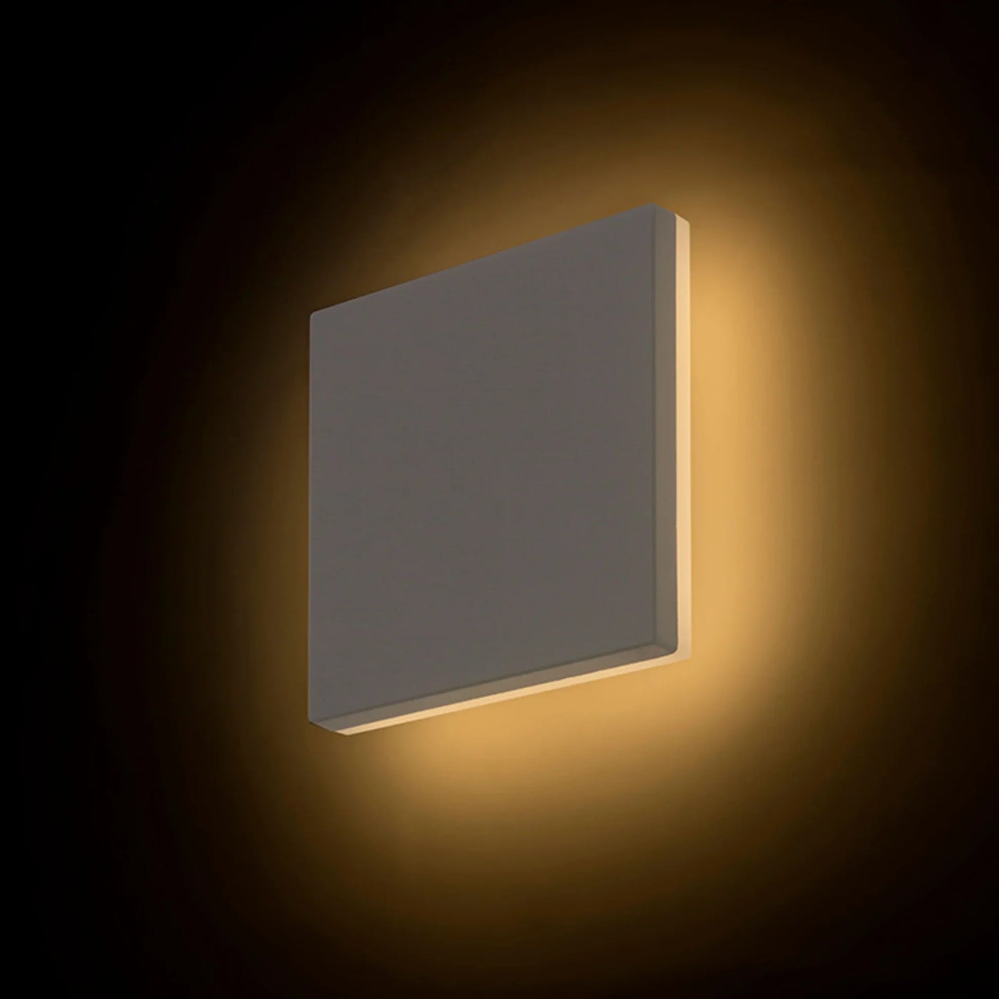 Aplica LED perete patrat IP54 9.6W 3000K | Iluminare indirecta