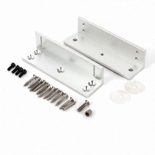 Suport Z electromagnet 110 kgf aluminiu | Montaj usi toc ingust