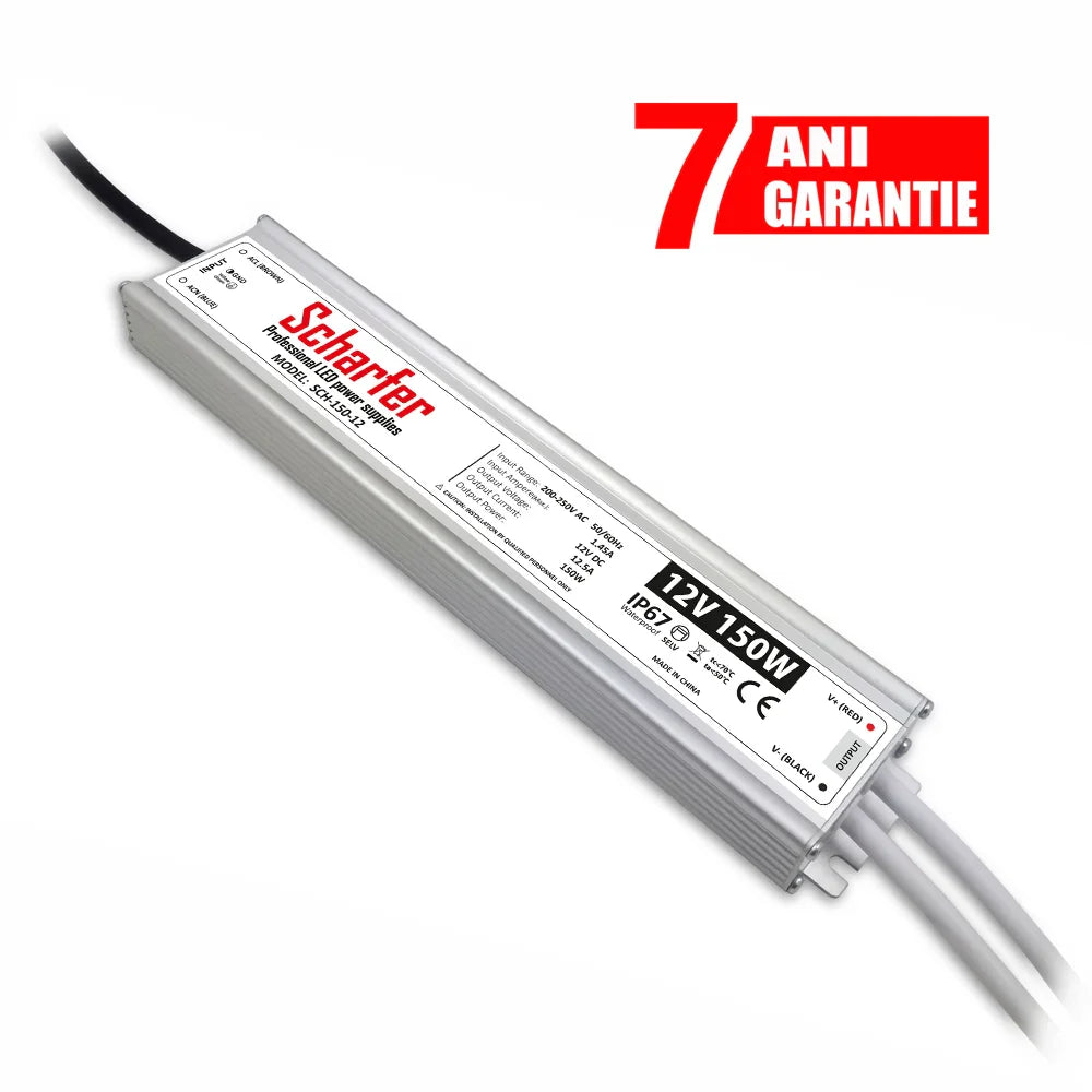 Sursa alimentare LED 12V 150W IP67 Scharfer profesionala