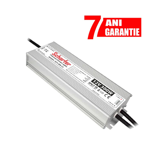 Sursa alimentare LED 12V 300W IP67 Scharfer profesionala