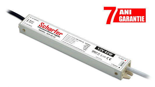 Sursa alimentare LED 12V 45W IP67 Scharfer profesionala