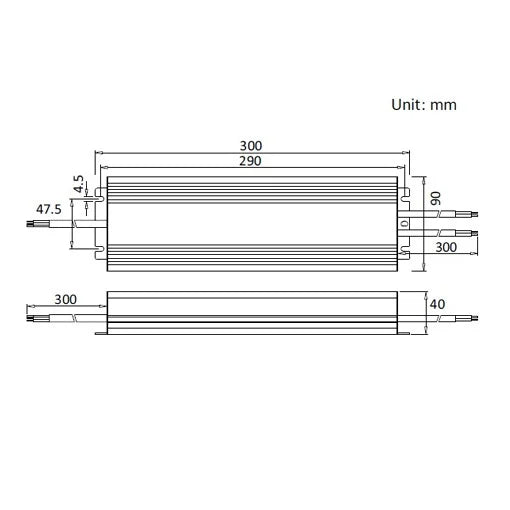 Sursa alimentare LED 24V 400W IP67 Scharfer profesionala