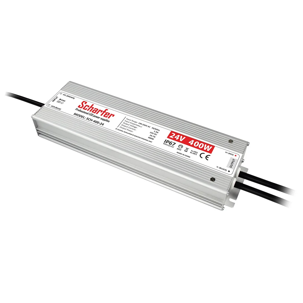 Sursa alimentare LED 24V 400W IP67 Scharfer profesionala