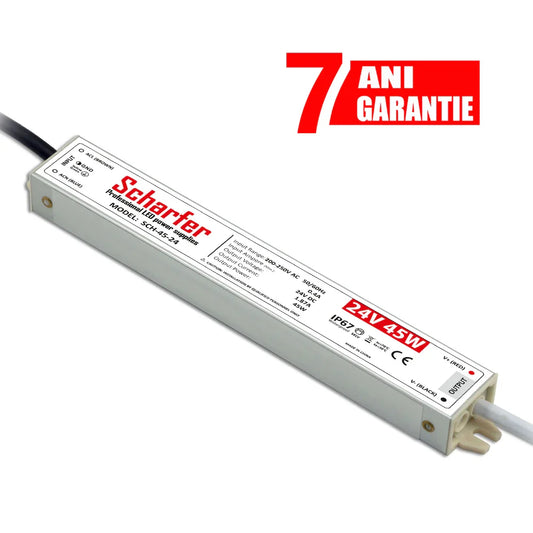 Sursa alimentare LED 24V 45W IP67 Scharfer profesionala