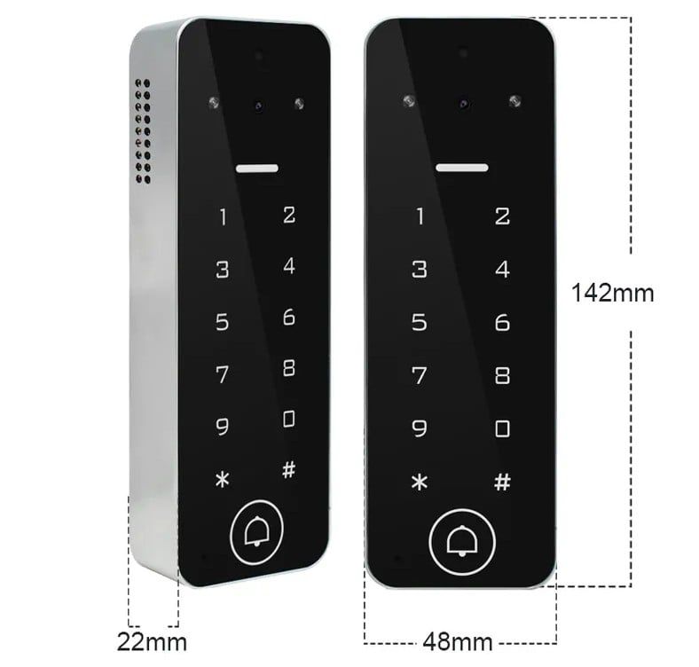 Videointerfon Vcontrol 4-K cu control acces WiFi Tuya