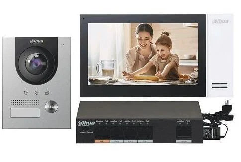 Kit videointerfon IP Dahua KTP01-S2(F) 2MP PoE 7 inch